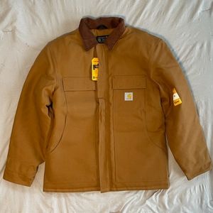 Carhartt firm duck insulated traditional coat loose fit men's size MEDIUM